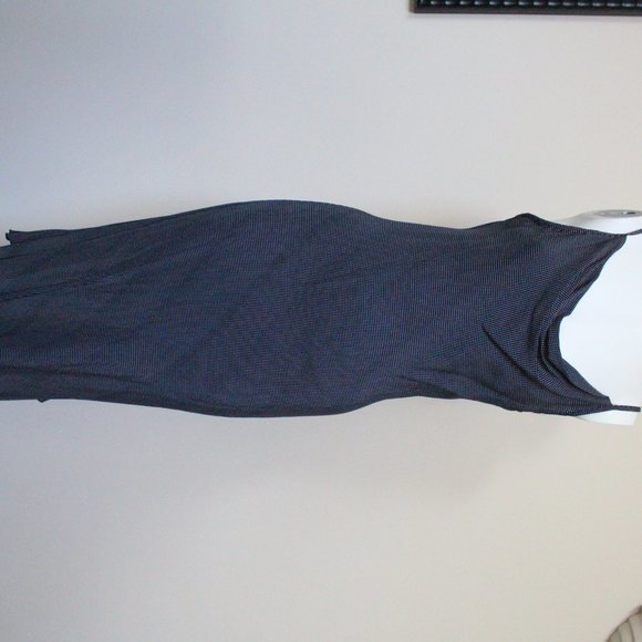 Alyn Paige Navy Polka Dot Dress - Picture 1 of 11